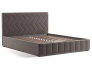 Кровать 160 Милана арт. Фрэш эспрессо (серо-коричневый)