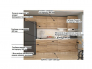 Кухонный гарнитур арт 7 Лофт 3000 мм