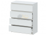 Комод 4 ящика Денвер Белый