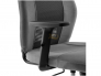 Кресло офисное Авиатор Metalbl флок серый
