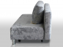 Диван Комфорт без подлокотников 4 подушки арме серый
