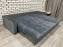 Диван Аккордеон 1600 с оттоманкой Stil grey накладки МДФ