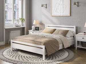 Кровать Вероника-1 1600 Белый античный