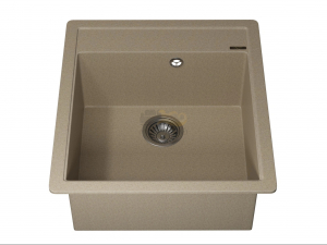 Кухонная мойка Uperwood Quartz UPD-07-02 бежевая матовая
