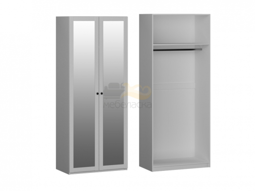 Шкаф 2-дверный с зеркальными дверями Фрея