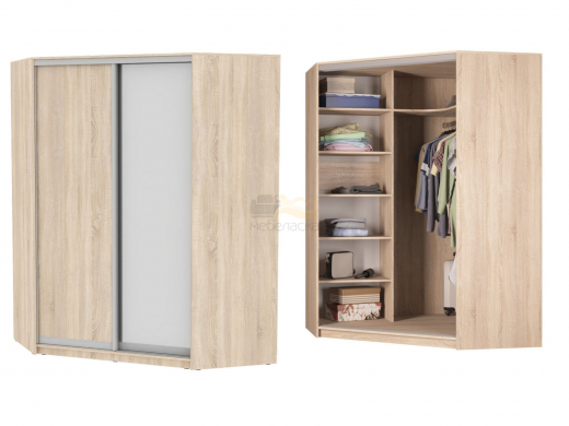 Угловой шкаф-купе Аларти YA-198х1400-568-1 (D6D5)