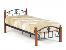 Кровать металлическая Румба AT-203 Wood slat base 900х2000